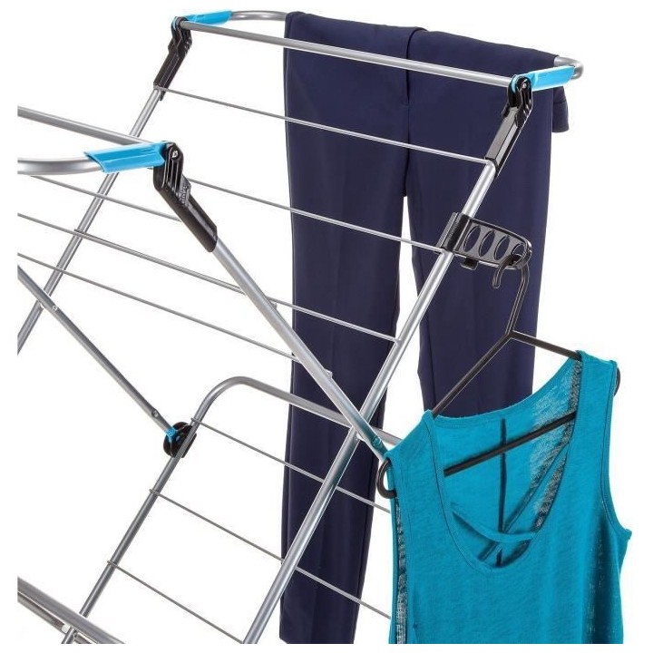 MINKY IH86590100V Séchoir a linge - Double sécurité - Argenté