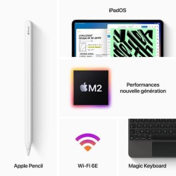 Apple - iPad Pro (2022) - 11 - WiFi - 128 Go - Gris Sidéral