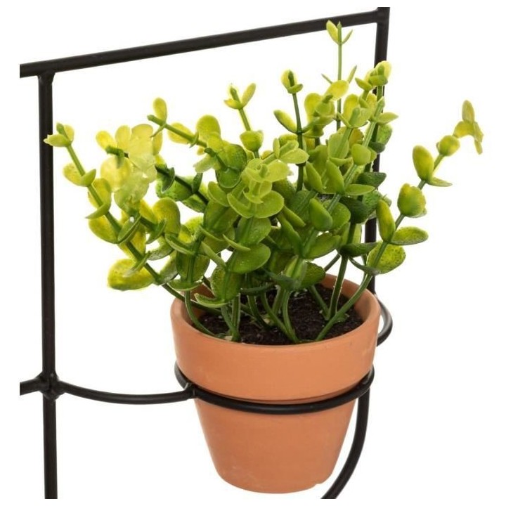 Horloge H52 Camille calendrier et plante art - Naturel clair