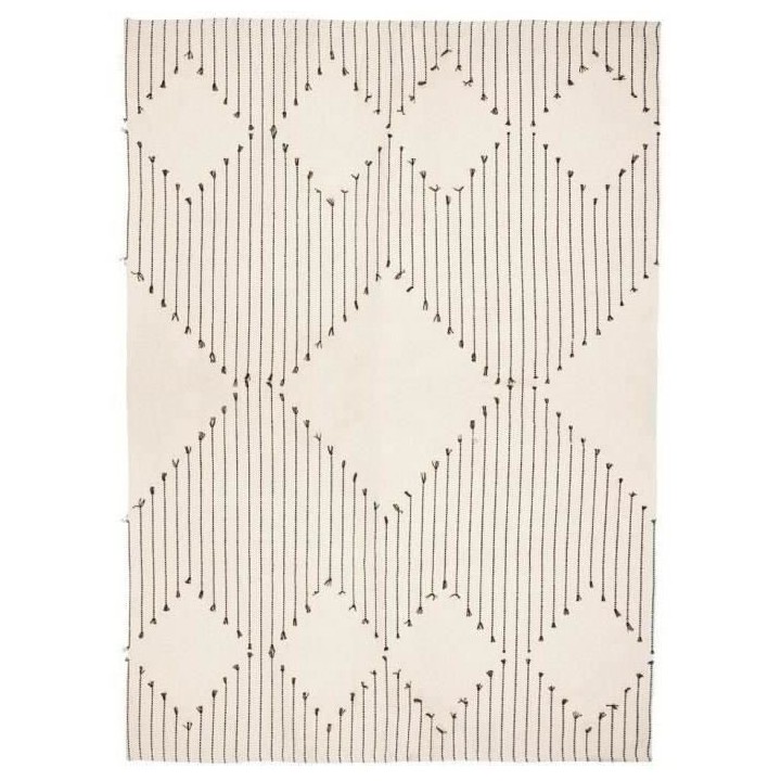 ATMOSPHERA Tapis Cot Relief Oasis - 120x170 cm