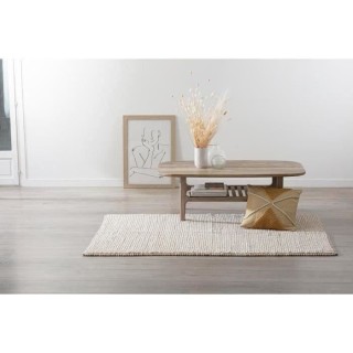 ATMOSPHERA Tapis Mix Laine - 120x170 cm - Ivoire