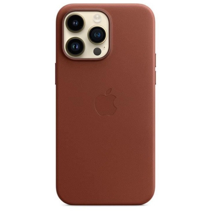 APPLE Coque en cuir pour iPhone 14 Pro Max avec MagSafe - Ombre