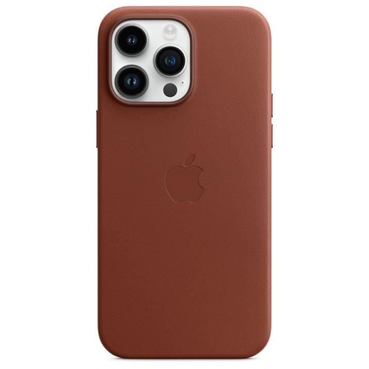 APPLE Coque en cuir pour iPhone 14 Pro Max avec MagSafe - Ombre