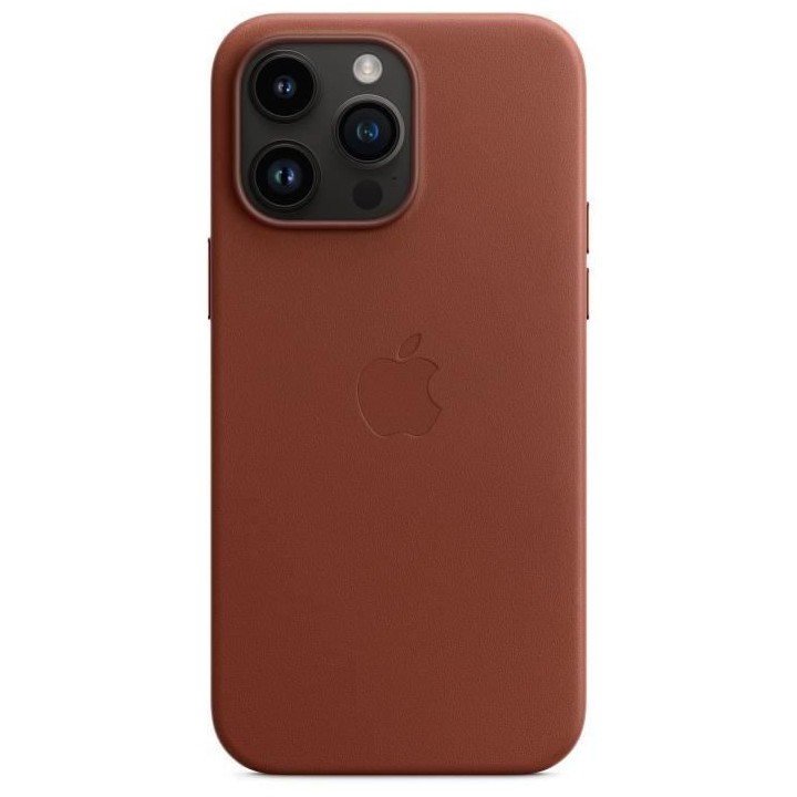 APPLE Coque en cuir pour iPhone 14 Pro Max avec MagSafe - Ombre