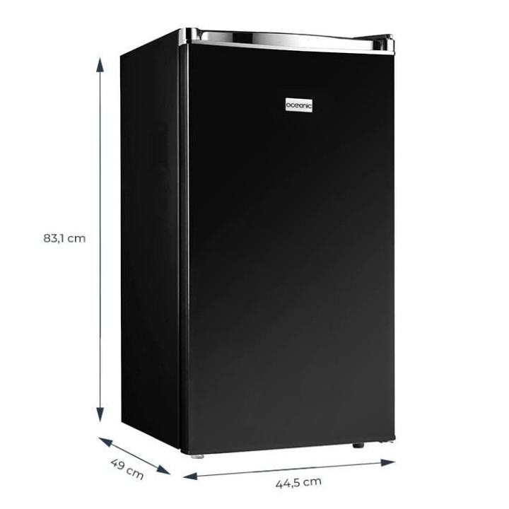 OCEANIC OCEARTT91B8 Réfrigérateur table top 90 L Froid statique L 44