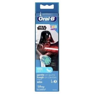 ORAL-B 80352667 - Brossettes de rechange Star Wars - Pour brosse a den