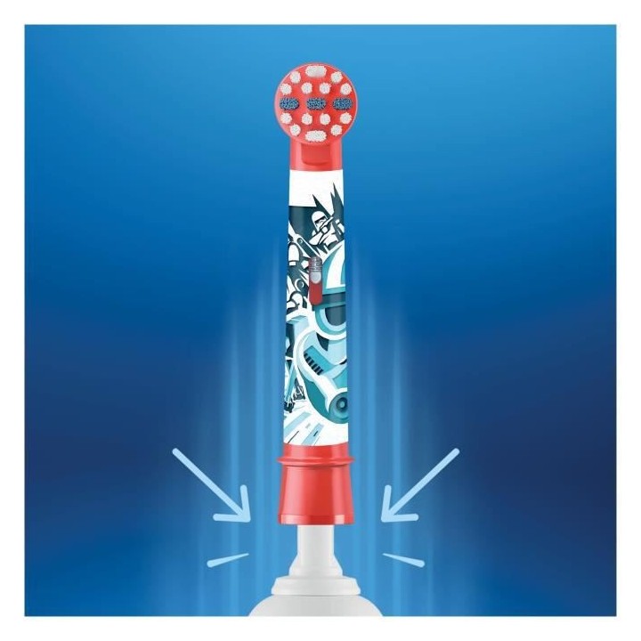 ORAL-B 80352667 - Brossettes de rechange Star Wars - Pour brosse a den