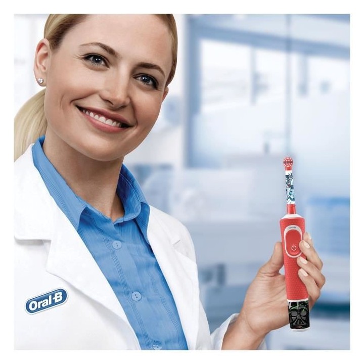 ORAL-B 80352667 - Brossettes de rechange Star Wars - Pour brosse a den