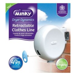 MINKY Corde a linge Rétractable 15 m