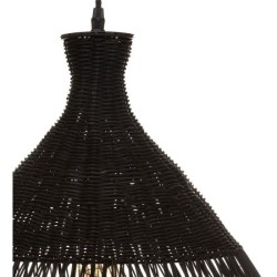 ATMOSPHERA Rtn Lea - Suspension - D49 cm - Noir