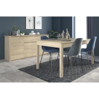 Ensemble salon BETTY - Buffet 4 portes+1 tiroir: L185.3 x P45,8 x H85,