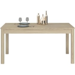 Ensemble salon BETTY - Buffet 4 portes+1 tiroir: L185.3 x P45,8 x H85,5cm + Table: L160 x P90 x H77,3cm -Fabriqué en France -PA