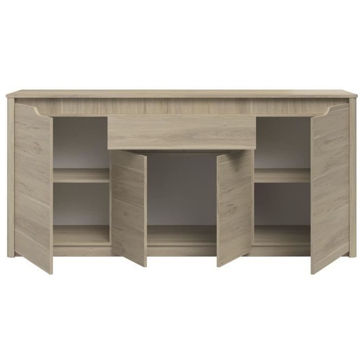 Ensemble salon BETTY - Buffet 4 portes+1 tiroir: L185.3 x P45,8 x H85,