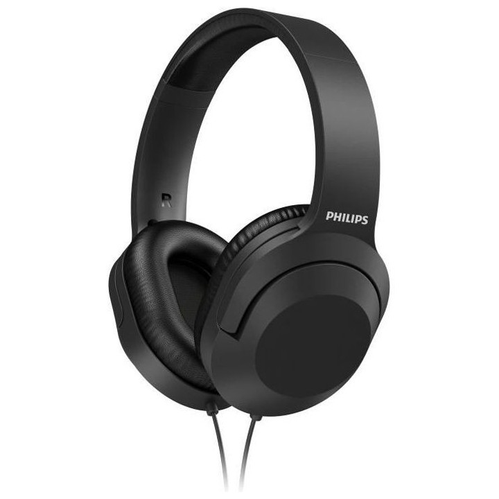PHILIPS TAH2005BK - Casque Stéréo - Arceau léger - Haut-parleurs 40
