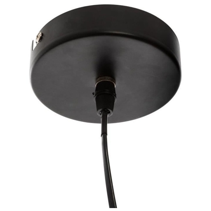 ATMOSPHERA Rtn Lea - Suspension - D49 cm - Noir