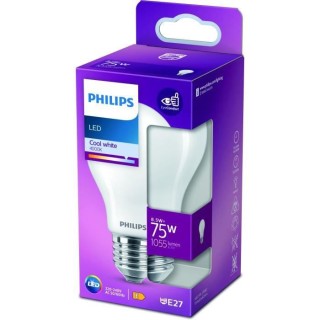 PHILIPS LED Classic 75W Standard E27 Blanc Froid Dépolie Non Dimmable