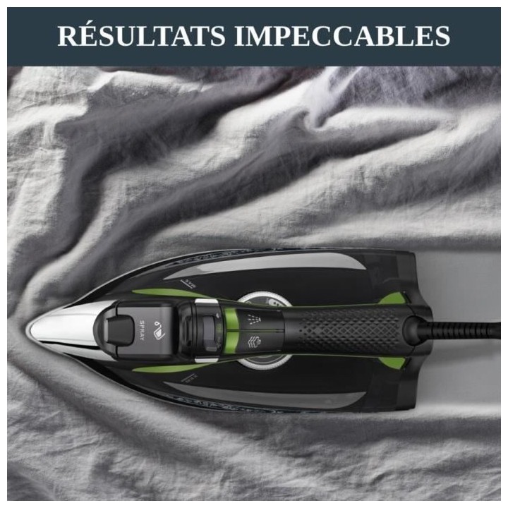 ROWENTA DW6330D1 Eco intelligence Fer a repasser vapeur, Vapeur 45g/mi