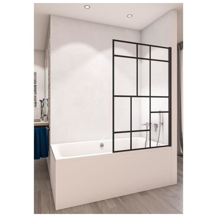 AURYS Pare-baignoire version droite - Modele Gascogne - Atelier N°5 V