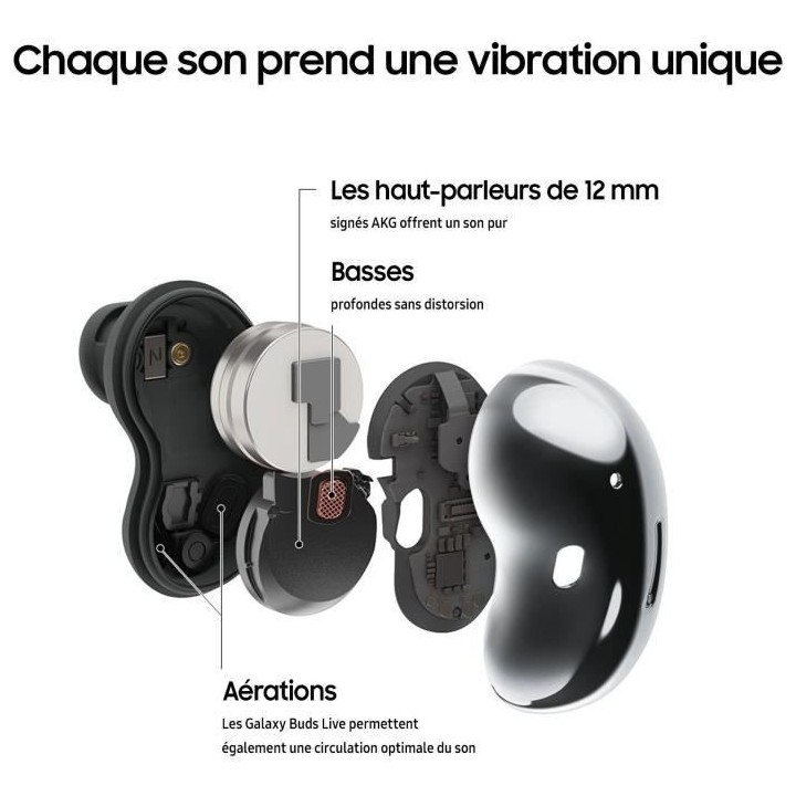 SAMSUNG Galaxy Buds Live Noir