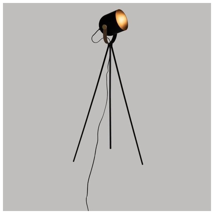 ATMOSPHERA Lampadaire trépied Noir H1136 cm - Noir