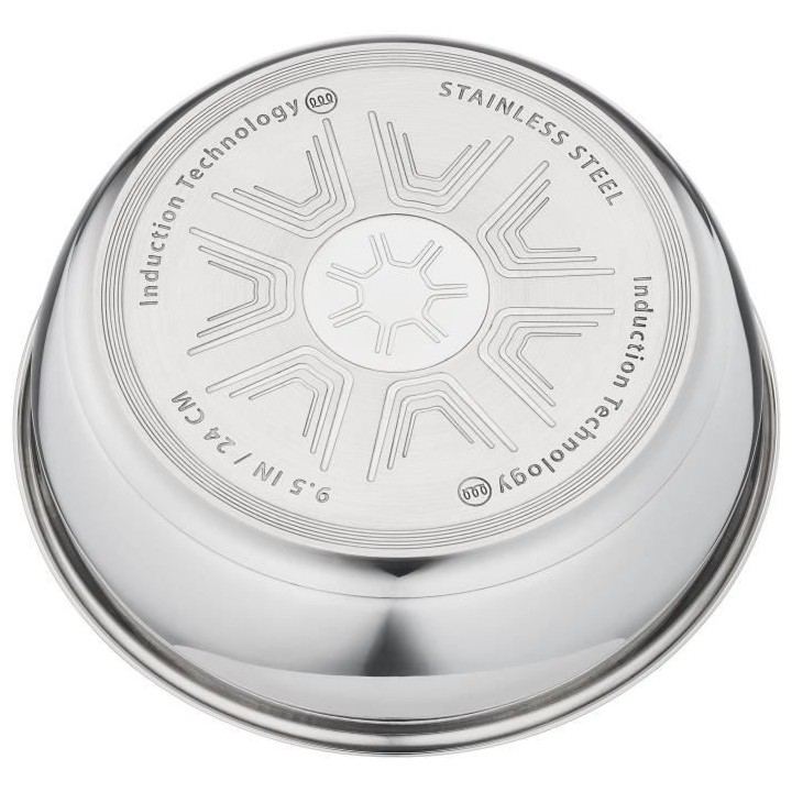 SEB L953SK04 COMPACT Batterie de cuisine 20 pieces inox induction, Poe