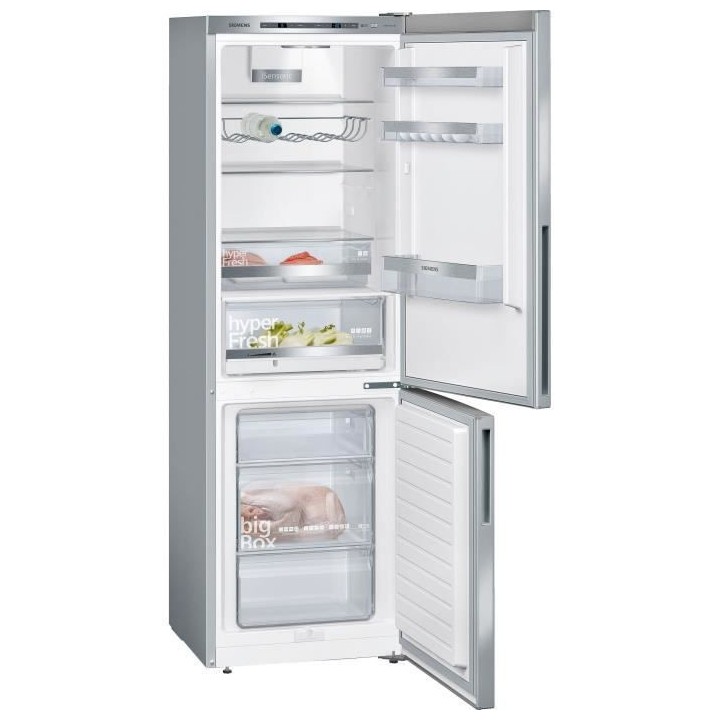 SIEMENS - Réfrigérateur combiné pose-libre IQ500 inox-easyclean -Vo
