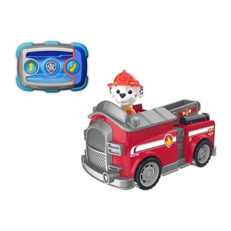 LA PAT' PATROUILLE - VÉHICULE RC MARCUS - 6054195 - Voiture Radiocommandée Avec Télécommande Pat Patrouille - Paw Patrol