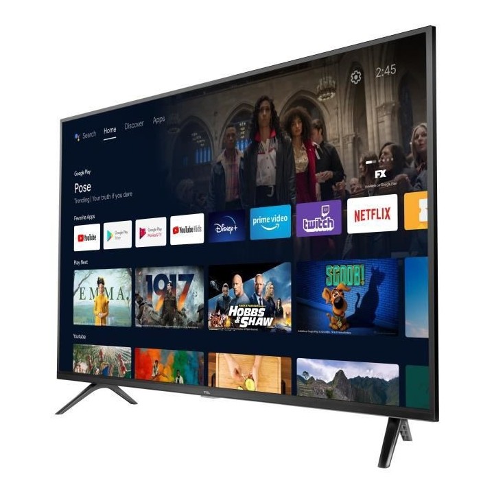 TCL 40S5203 - TV LED 40 (101 cm) - Full HD - Dolby Audio - Android TV