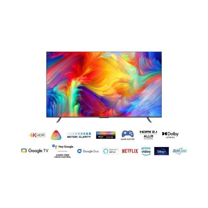 TCL - 85P731 - TV LED - UHD 4K - 85 (215,9 cm) - HDR10, HDR10+, HDR HL