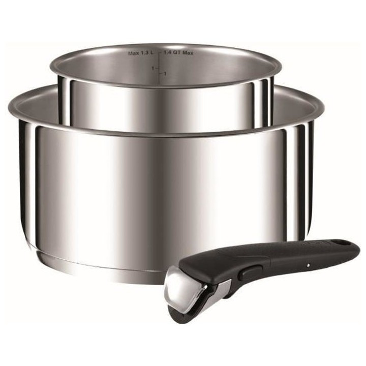 TEFAL L9408802 INGENIO PRÉFÉRENCE Set de 2 casseroles 16/20 cm + Poi