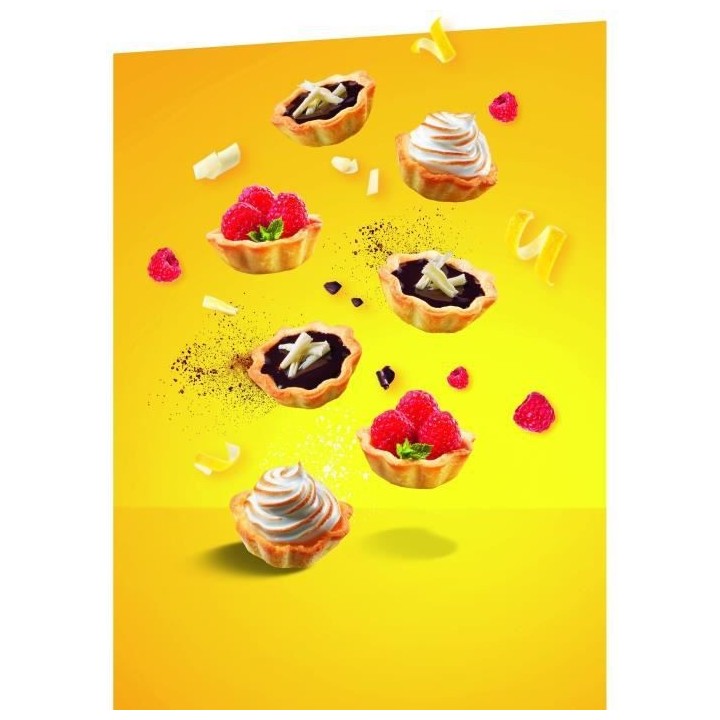 TEFAL Moule 12 minis tartelettes Crispybake - Silicone - 29x21 cm