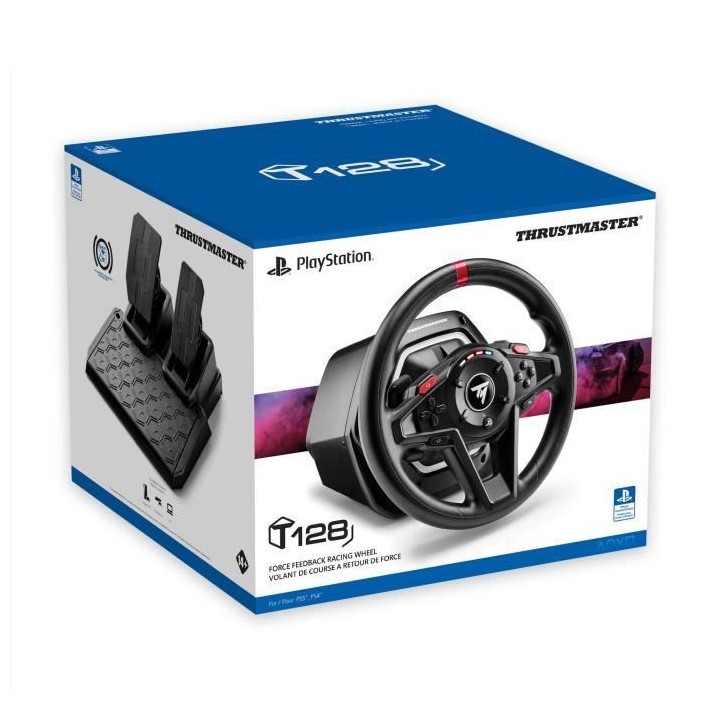 THRUSTMASTER T128 Volant de Course pour PS5, PS4, PC