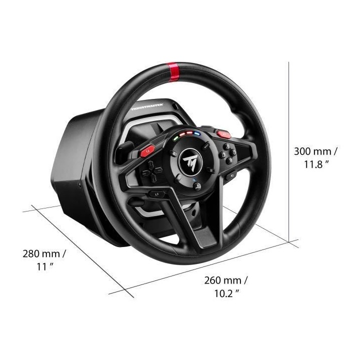 THRUSTMASTER T128 Volant de Course pour PS5, PS4, PC