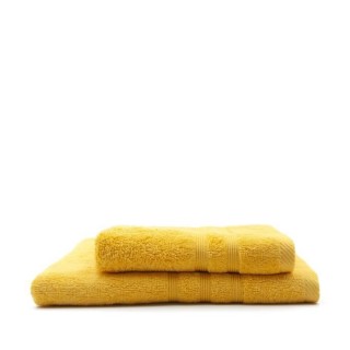 TODAY Lot de 1 Serviette de bain 50 x 100 cm + 1 Drap de bain 70 x 130