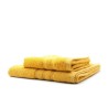 TODAY Lot de 1 Serviette de bain 50 x 100 cm + 1 Drap de bain 70 x 130 cm Safran - 100% coton TODAY