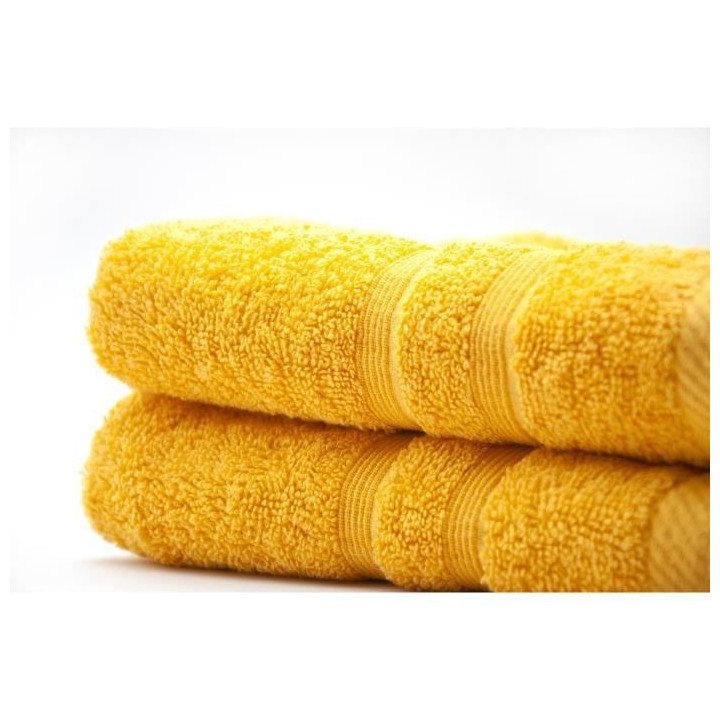 TODAY Lot de 1 Serviette de bain 50 x 100 cm + 1 Drap de bain 70 x 130