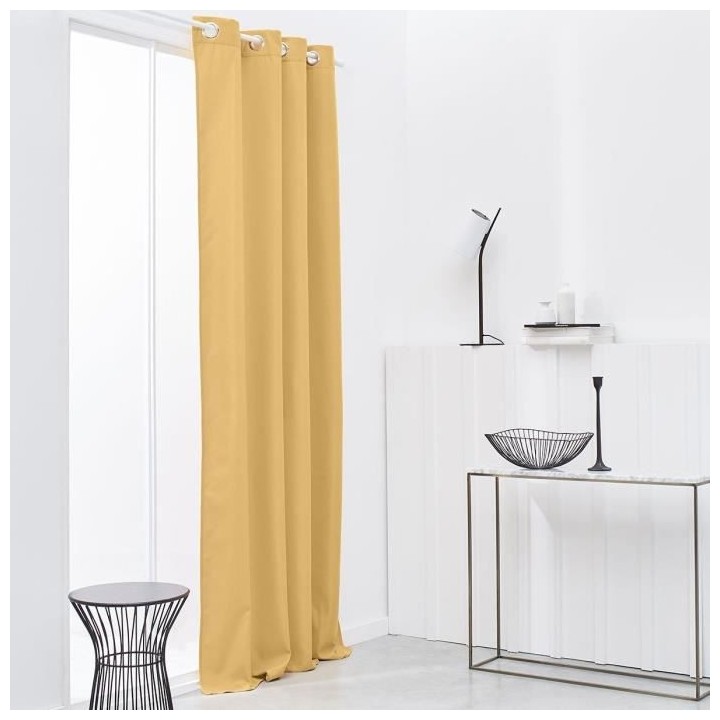 TODAY Rideau Isolant Thermique Essential Uni - 140 x 240 cm - Ocre