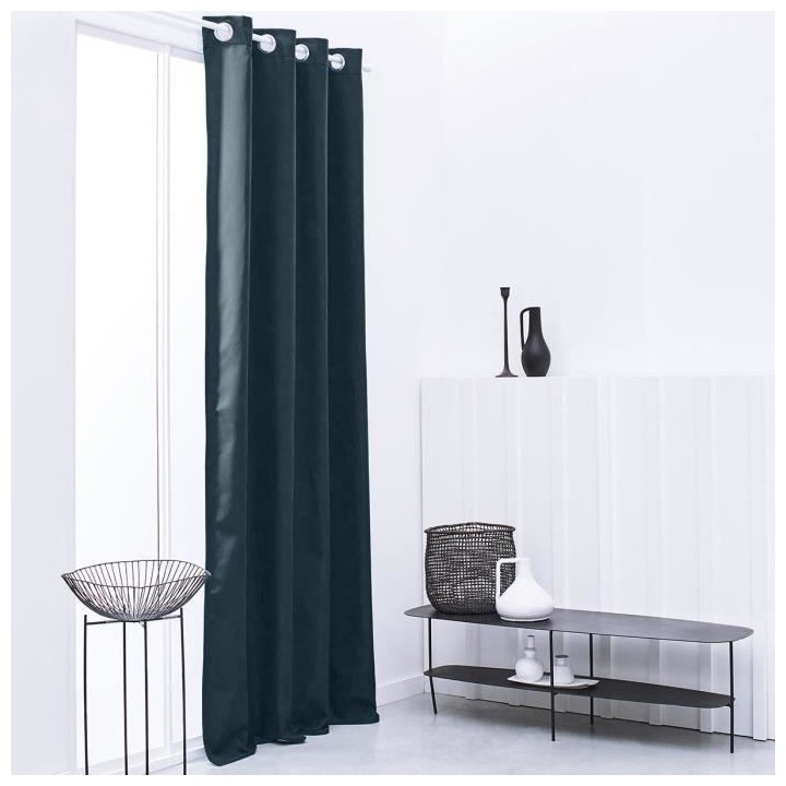 TODAY Rideau Isolant Thermique Essential Uni - 140 x 240 cm - Paon
