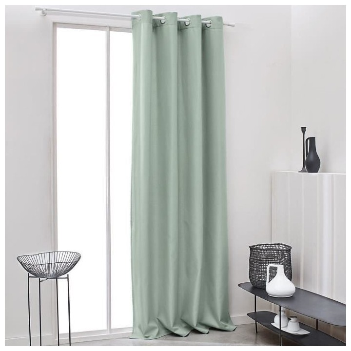 TODAY Rideau Isolant Thermique Essential Uni - 140 x 240 cm - Céladon