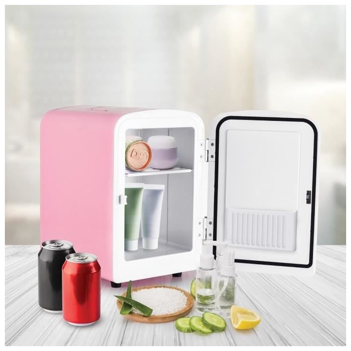 YOGHI Mini Réfrigérateur 4 L Cosmétiques versatile et silencieux -