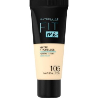 Fond de Teint Fluide Fit Me Matte & Poreless MAYBELLINE NEW YORK - Pea