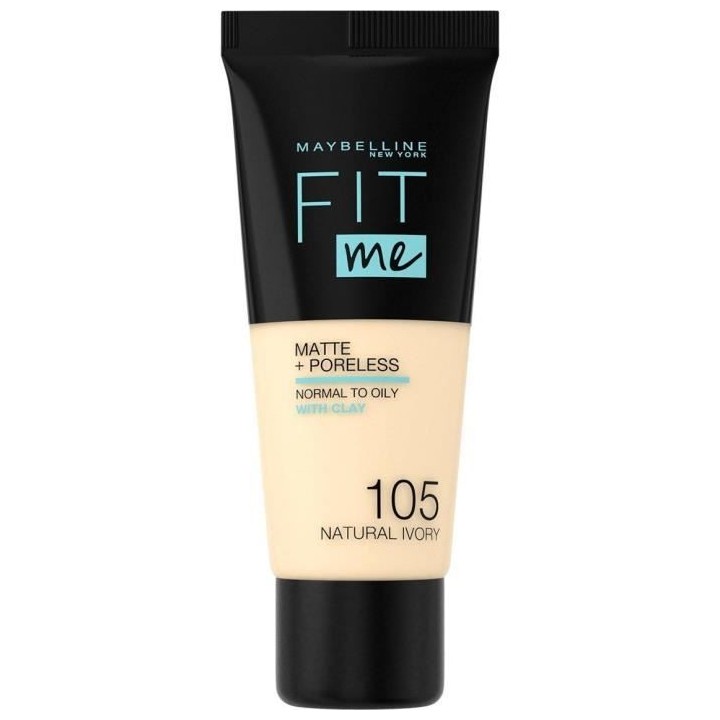 Fond de Teint Fluide Fit Me Matte & Poreless MAYBELLINE NEW YORK - Pea