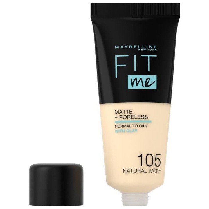 Fond de Teint Fluide Fit Me Matte & Poreless MAYBELLINE NEW YORK - Pea