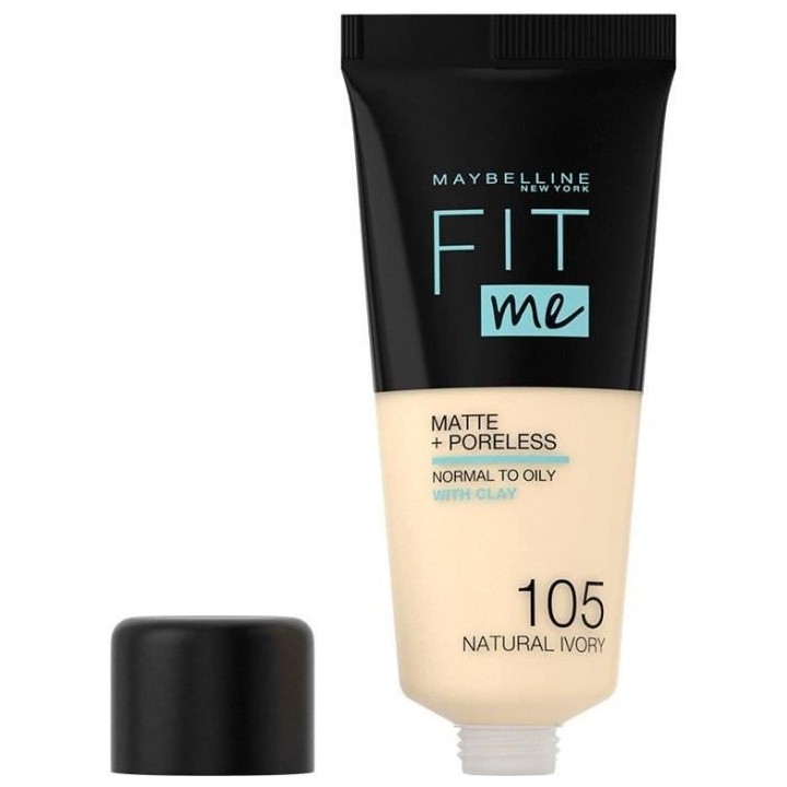 Fond de Teint Fluide Fit Me Matte & Poreless MAYBELLINE NEW YORK - Pea