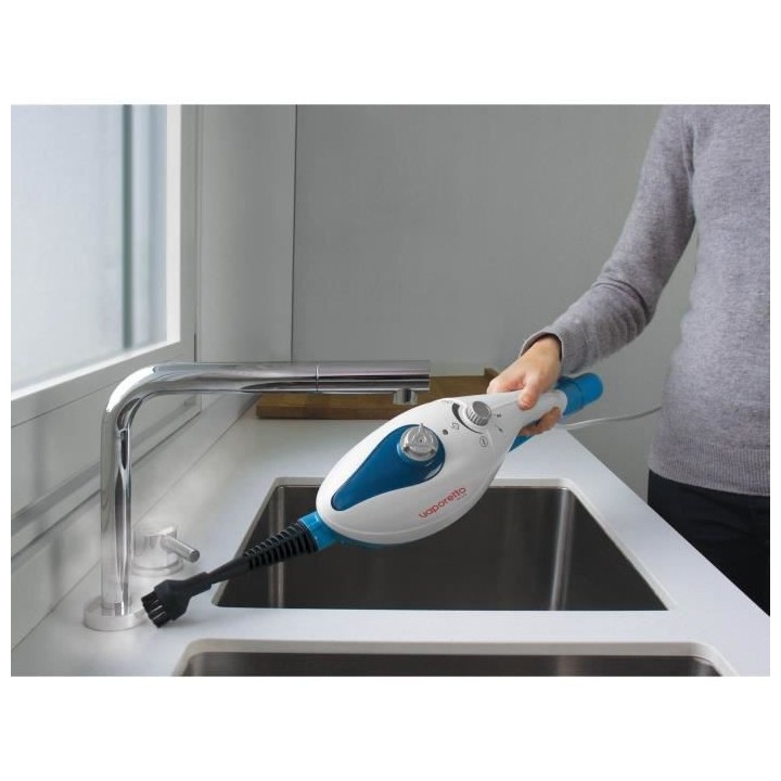 POLTI VAPORETTO SV220 - BALAI VAPEUR MULTI-USAGES 2 en 1-1300 W-320 mL