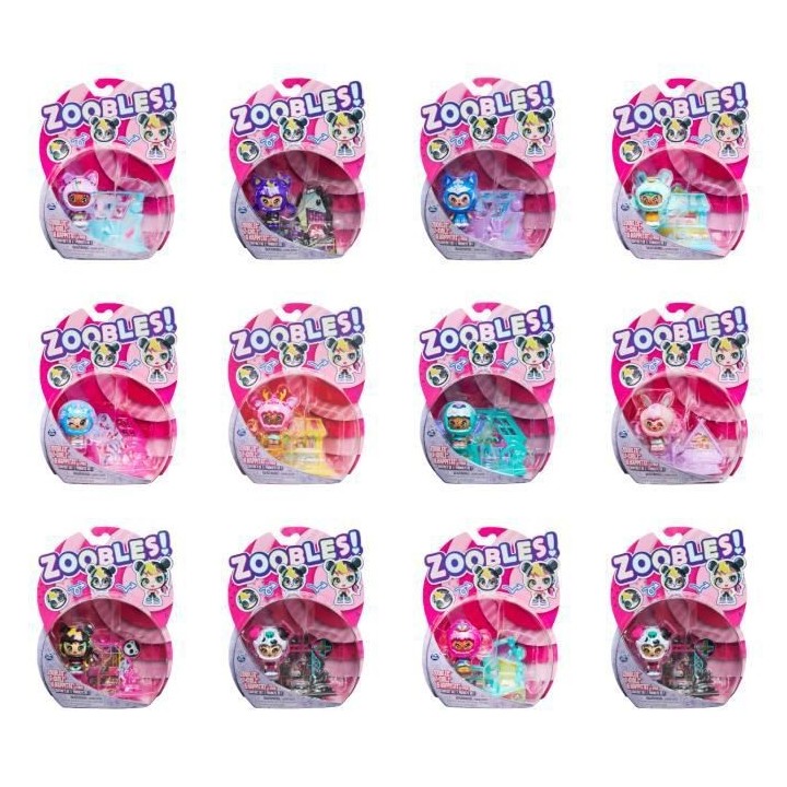 ZOOBLES JOUET - PACK DE 1 Z-GIRLZ - 6061365 - Boules Magiques et Color