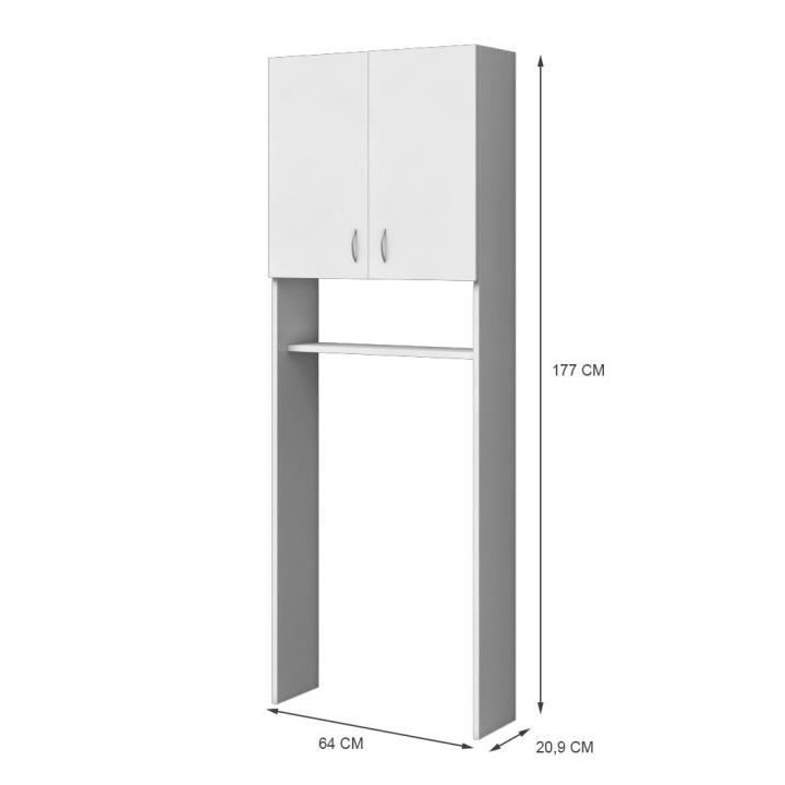 ESSENTIEL - Meuble WC - Blanc