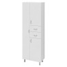 ARMANDO Armoire de Salle de bain 3 portes - L 60 cm - Blanc