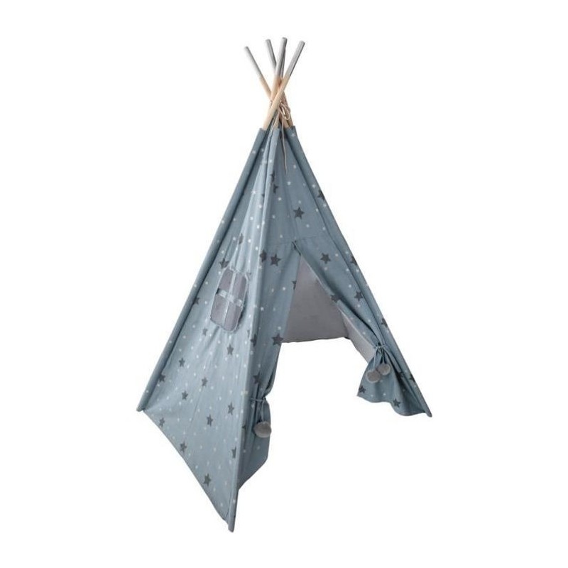 Tipi 5 pieds H.160 cm - Argent - Style enfant