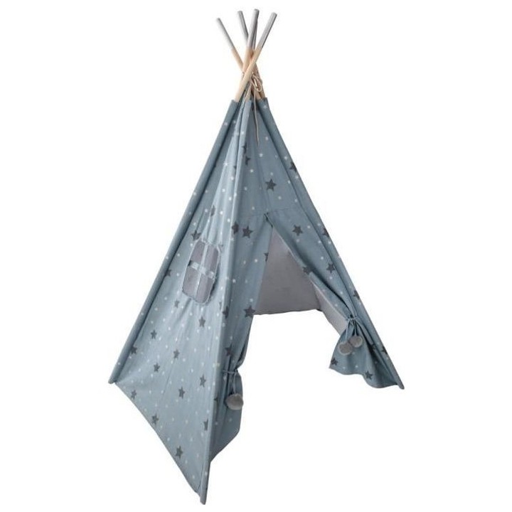 Tipi 5 pieds H.160 cm - Argent - Style enfant